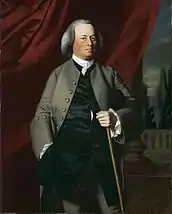 James Warren, amerikanischer Politiker, Öl auf Leinwand