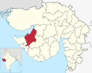 Lagekarte des Distrikts