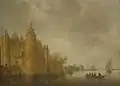 Jan van Goyen:Schloß am Kanal, 1642