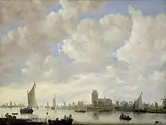Jan van Goyen Blick auf die Merwede bei Dordrecht