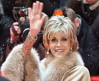 Schauspielerin Jane Fonda, Besatz gefärbter Blaufuchs (2013)