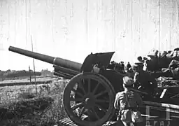 Typ 14 10-cm-Kanone 1932, Ansicht von links