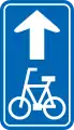 326-2-B: Einbahnstraße für Fahrräder
