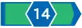118-2-B: Präfekturstraße (lokale Hauptstraße)