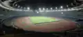 Das Stadion unter Flutlicht im Oktober 2017