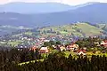 Blick über Jaworzynka