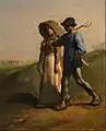 Jean-François Millet:Auf dem Weg zur Arbeit1851–1853