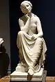 La rêverie, Marmorstatue, Musée des Beaux-Arts, Marseille.