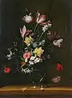 Stillleben mit Frühlingsblumen, Öl auf Holz, 63 × 47 cm, Privatsammlung (?)