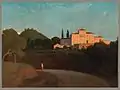 Jean-Paul Flandrin, View of the Villa Torlonia Frascati at Dusk