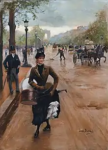 Jean Béraud (1848–1935):La Modiste sur les Champs Élysées