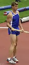 Der Sieger von 1996 Jean Galfione scheiterte in der Qualifikation mit 5,65 m