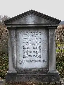 Jean Roux (1876–1939) Zoologe, Herpetologe, Forscher, Grab auf dem Friedhof Hörnli, Riehen, Basel-Stadt