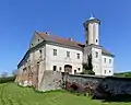 Bis 1524 im Besitz derer von Steinpeiss: Schloss Jedenspeigen bei Jedenspeigen in der Stadtgemeinde Gänserndorf.