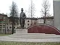 Jānis-Čakste-Denkmal, Mitau