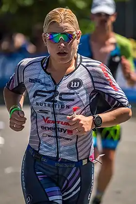 Jen Annett im Ironman Germany (Ironman EuropeanChampionships) in Frankfurt am Main 2019