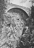 Talseite der Brücke ca. 1909