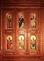 Apostelwand, linke Seite