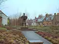 Statue des Musikers Jimmy Shand