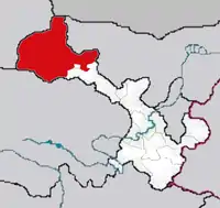 Lage Jiuquans in Gansu