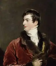 Baron Bloomfield im Hausrock, Possumbesatz (1819)