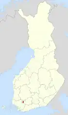 Lage von Jokioinen in Finnland