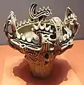 Kaen-Doki (火焔土器) (3000–2000 v. Chr., Tokyo National Museum)