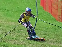 Jonas Klemens im FIS-Slalom von Faistenau am 21. August 2010