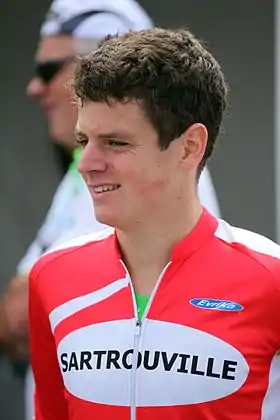 Jonathan Brownlee beim French Club Championship Series Triathlon in Nizza, 2011