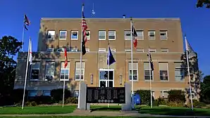 Das Jones County Courthouse in Anamosa, seit 2003 im NRHP gelistet