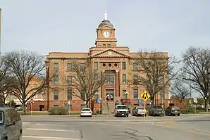 Das Jones County Courthouse in Anson, gelistet im NRHP mit der Nr. 03000330