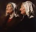 Jacob Jordaens:Köpfe alter Frauen