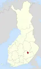 Lage von Joroinen in Finnland