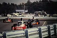 José Dolhem vor Watson und Regazzoni, Watkins Glen, 1974