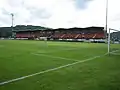 Haupttribüne des „Stade Jos Nosbaum“