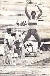 José Quiñaliza schied mit 15,86 m aus