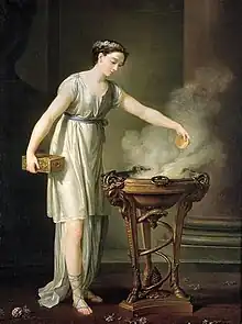 La vertueuse Athénienne (Die tugendhafte Athenerin), Musée des Beaux-Arts de Strasbourg, 1762