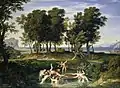 Joseph Anton KochLandschaft mit dem Raub des Hylas, 1832