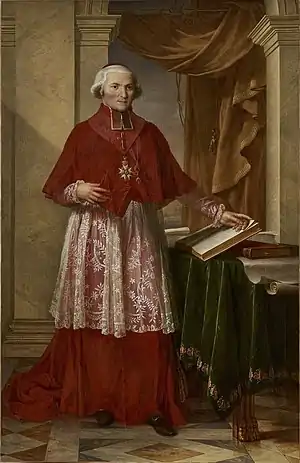 Der Kardinal Fesch, Erzbischof von Lyon, Großkaplan des Kaiserreiches 

(Französisch: Le Cardinal Fesch, archevêque de Lyon, Grand aumônier de l'empire) (Charles Meynier)