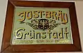Jost-Bräu Reklameschild, um 1910