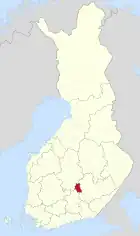 Lage von Joutsa in Finnland