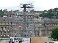 Die „nackte“ Jubiläumssäule.