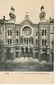 Jerusalemsynagoge in Prag, eingeweiht 1904; alte Postkarte
