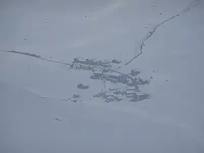 Blick nach Norden auf Juf.