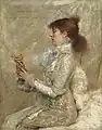 Portrait de Sarah Bernhardt, Öl auf Leinwand, 1879, 110 x 82 cm, in Privatbesitz