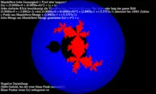 Julia-Menge generiert aus Mandelbrot-Menge zur zweiten Potenz in negativer Darstellung generiert mit Web-App von Ingo Sturm