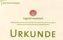 Jugend musiziert Logo