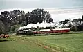 Zug auf der Strecke nach Ruth