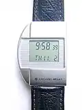 Junghans MEGA 1, die erste Funkarmbanduhr der Welt: (circa 1990)