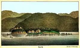 Sumatra. Insel Pontjang kitjil in der Tapanuli–Bai.